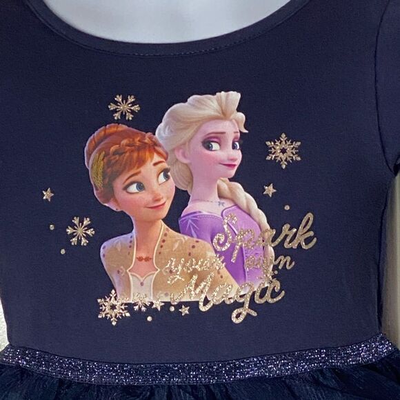 H&M Disney 2T Printed Tulle Dresss - Picture 2 of 8